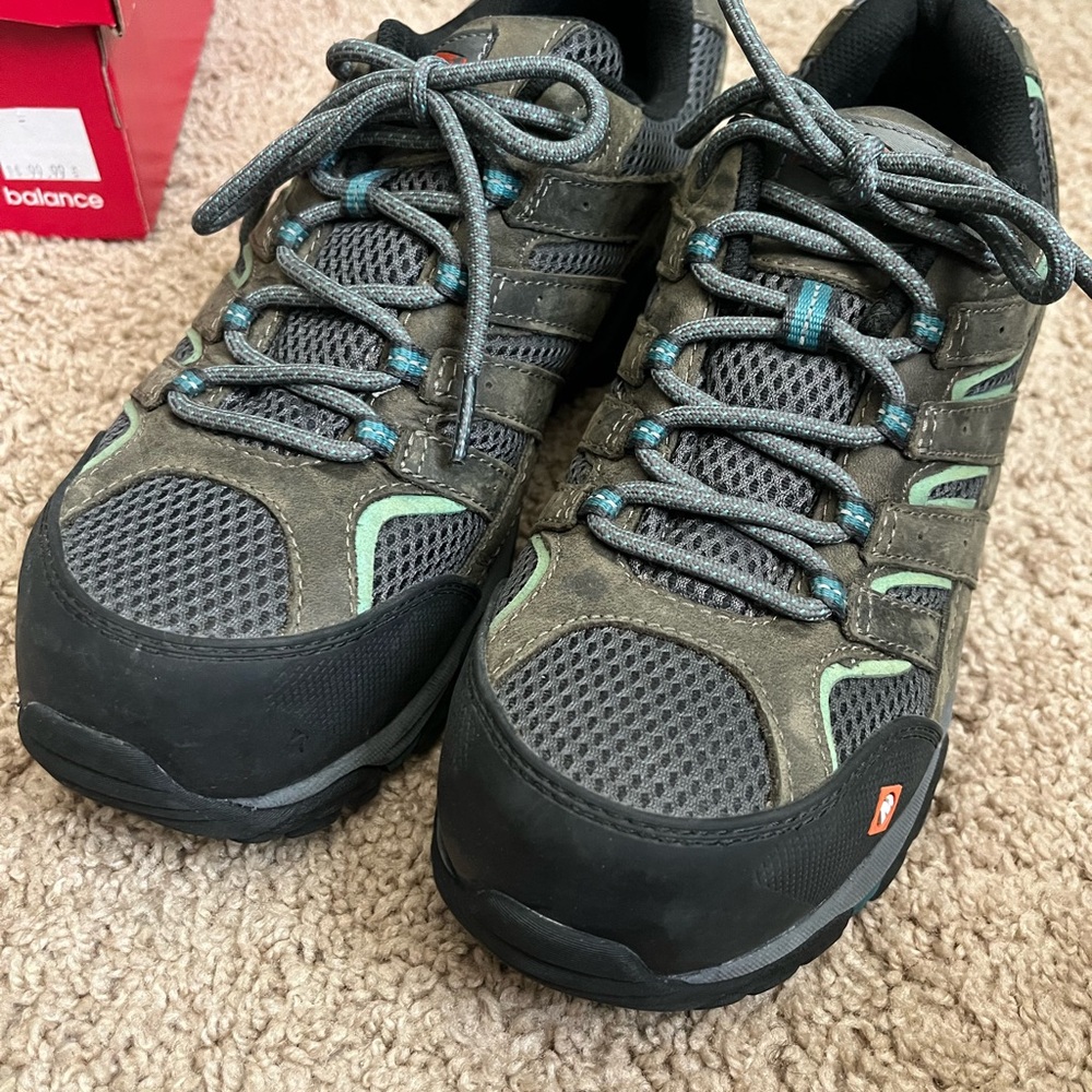Merrell Gray and Green Women's Sneakers